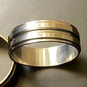 Elegant Silver  Men's Ring unisex